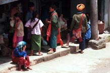 to Jpeg 65K Silver Palaung buying their last supplies at a shop before they catch the bus bus back to their village after the Kalaw five-day rotating market in Shan State,