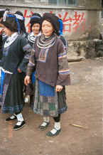 Jpeg 32K Black Miao women in festival dress  - Dai Lo village, Shi Zi township, Ping Ba county, Guizhou county 0010z16.jpg