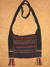 to 44K Jpeg  Hani embroidered and trimmed bag, Menghai county, Yunnan province, southwest China