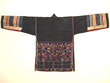 to Back of Hani woman's jacket, Menghai county, Yunnan province