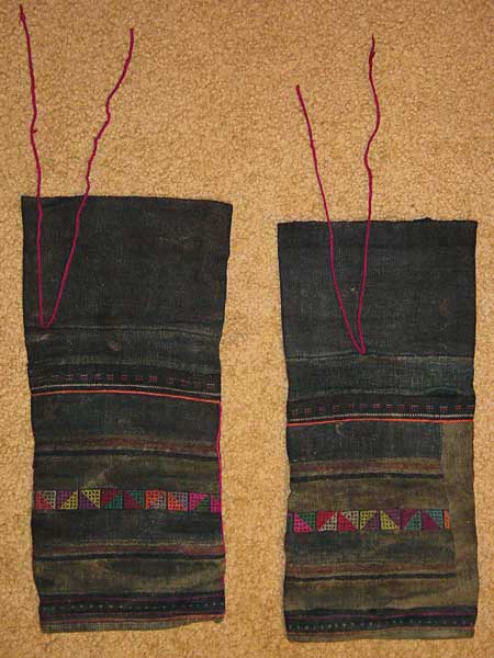 41K Jpeg Hani woman's leggings, Menghai county, Yunnan province, southwest China