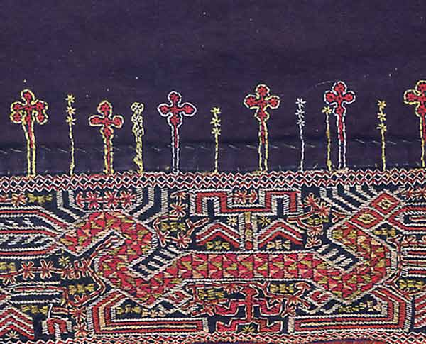 to 51K Jpeg Embroidered detail from a woman's jacket which is probably Ba-sa-dung Li. See Li references 