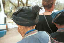 Jpeg 24K Back view of the headdresses of two old Bouyei women - Shitou village, Huanggousu township, Zhen Nin county, Guizhou province 0010u19.jpg