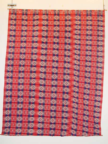 70K jpg 01 - Itneg cotton blanket, Northern Luzon, early 20th century - 170 cm x 230 cm