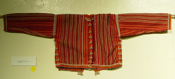 66K Jpg 17 - Gadang woman's cotton jacket, Paracelis Mountain Province, Northern Luzon, early 20th century. 108 cm (incl. sleeves) x 31 cm