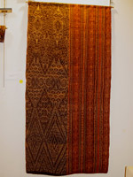 to 82L Jpg 23 - Tboli woman's abaka and ikat dress, Mindanao, early 20th century. 54 cm x 182 cm