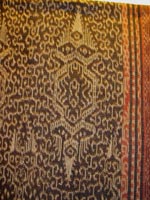 to 80K Jpg 23 - Detail 2 of Tboli woman's abaka and ikat dress, Mindanao, early 20th century. 54 cm x 182 cm