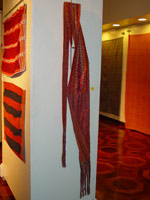 to 72K 24 - Cotton sash with multi-colored ikat design, Mindanao, late 19th to early 20th century. 