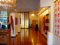 to 63K Jpg One of the general gallery shots of the exhibition of Filipino textiles from the collection of Myunghee & Peter Reimann as exhibited at the Philippine Centre, Philippine Consultate General, New York from February 4-15, 2008.